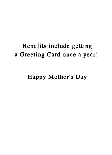 Classifieds MD Mother's Day Card Inside