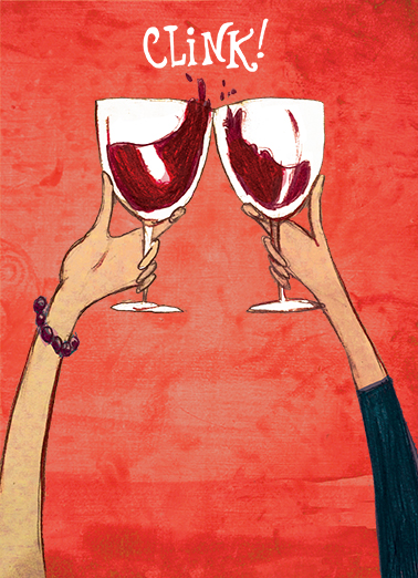 Clinking Buddies Fabulous Friends Ecard Cover
