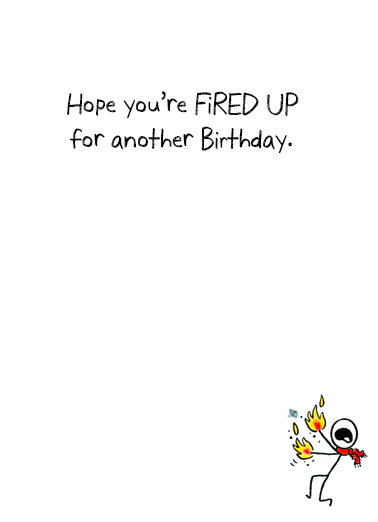 Cold Stick Men December Birthday Ecard Inside