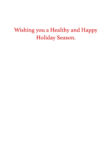 Cold Vaccine Santa Card Inside