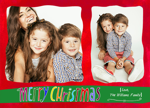 Fun Add Your Photo Christmas Cards and Flats 