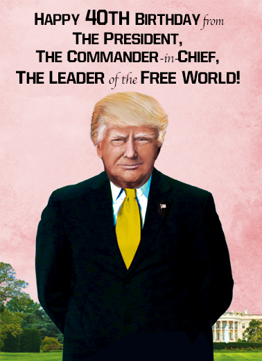 Commander in Chief 40  Ecard Cover