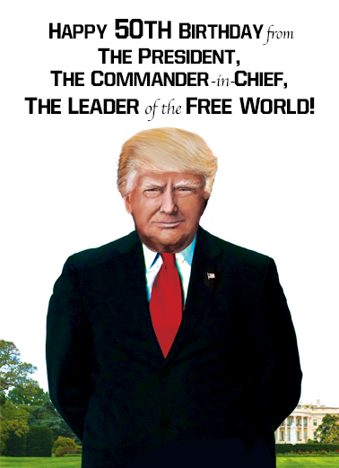Commander in Chief 50  Ecard Cover