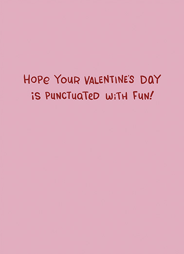 Commas VAL Valentine's Day Ecard Inside