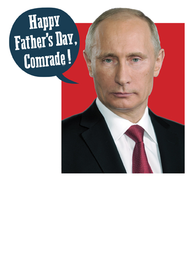 ComradeFD Funny Political Card Inside