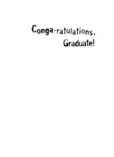 Congarats Graduation Card Inside