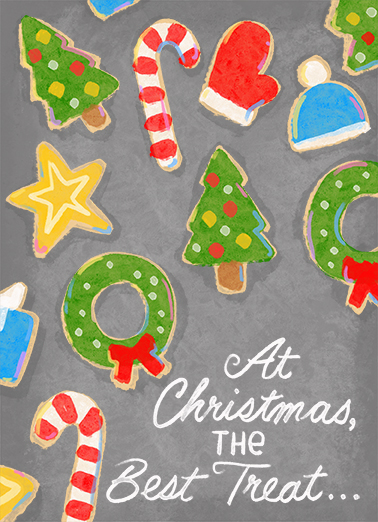 Cookies Christmas Card Cover