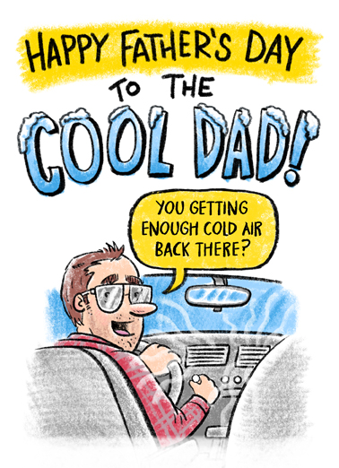 Cool Dad  Card Cover