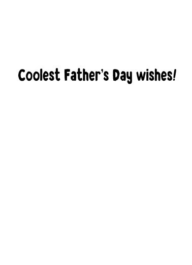 Cool Dad Father's Day Card Inside