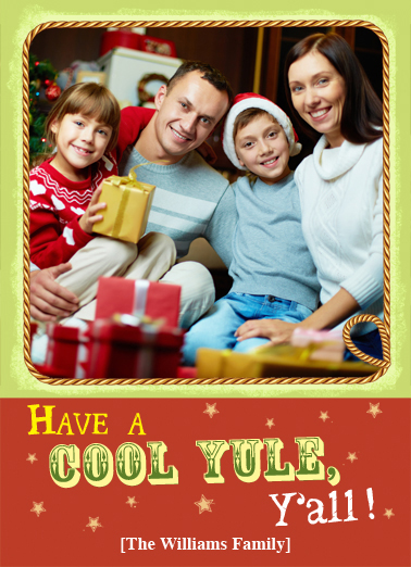 Cool Yule Y'all Christmas Ecard Cover