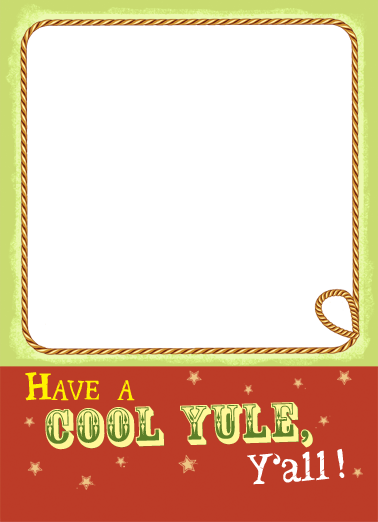 Cool Yule Y'all Christmas Card Cover
