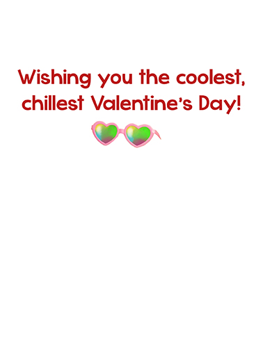 Coolest Val Cat  Card Inside