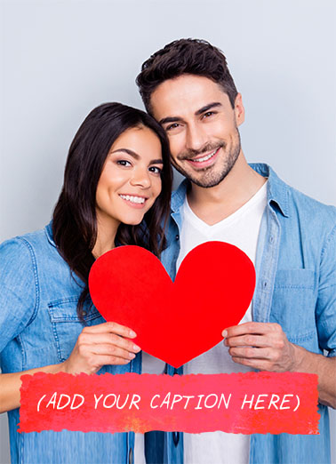 Couple Photo Add Valentine's Day Ecard Cover