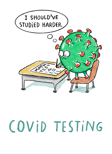 Covid Testing Tim Ecard Cover