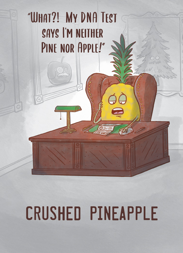 Crushed Pinapple Birthday Ecard Cover