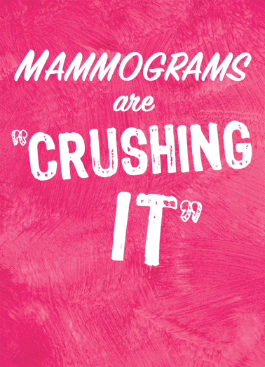 Crushing It  Card Cover