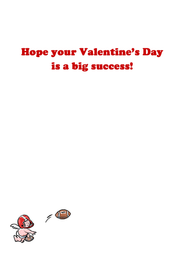 Cupid Football  Ecard Inside