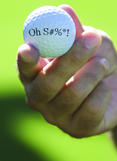 Custom Golf Balls  Card Cover