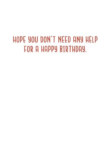Customer Service Birthday Ecard Inside
