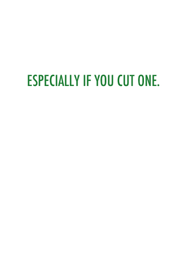 Cut One St. Patrick's Day Card Inside