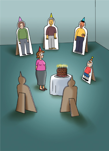 Cutouts Birthday Card Cover