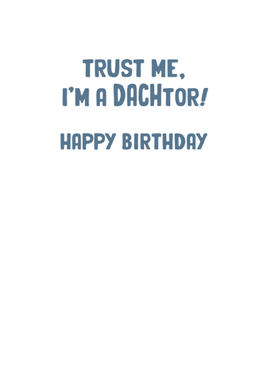Dachtor Birthday Card Inside