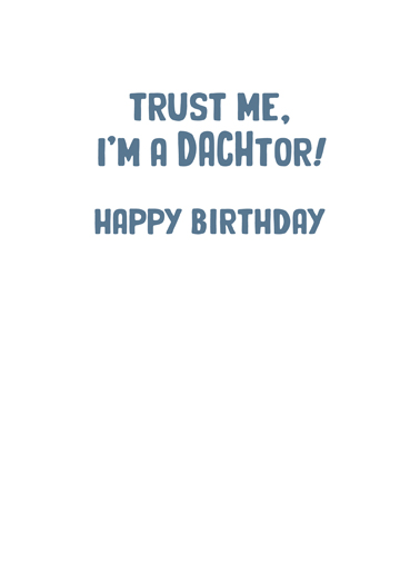 Dachtor For Anyone Card Inside