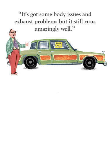 Dad Exhaust Issues Cartoons Ecard Cover