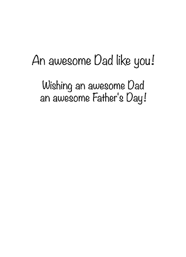 Dad Kids Want From Daughter Card Inside