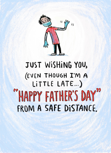 Dad Late Distance  Card Cover