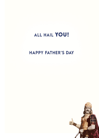 Dad Myth Legend Father's Day Ecard Inside