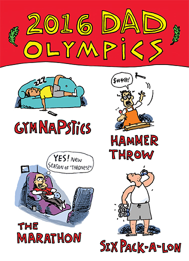 Dad Olympics All Card Cover