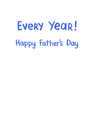 Dad of the Year Father's Day Ecard Inside