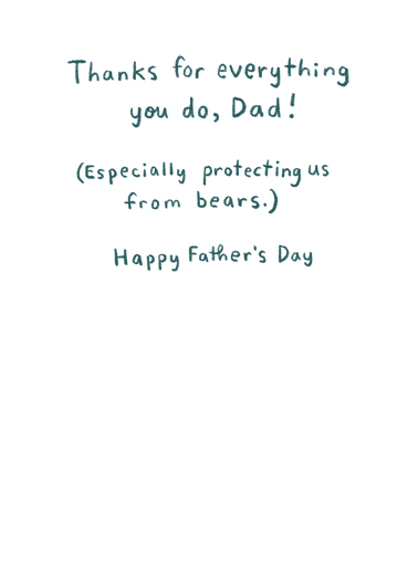 Dads Protect Us Tim Card Inside