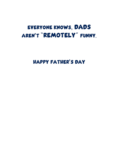 Dads Telling Jokes  Card Inside