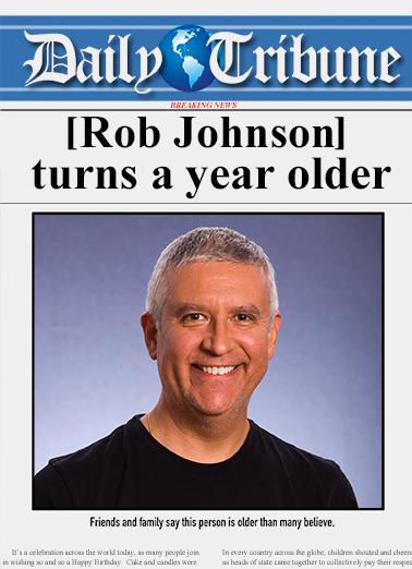 Daily Tribune Guy - Funny Add Your Photo Card to personalize and send.