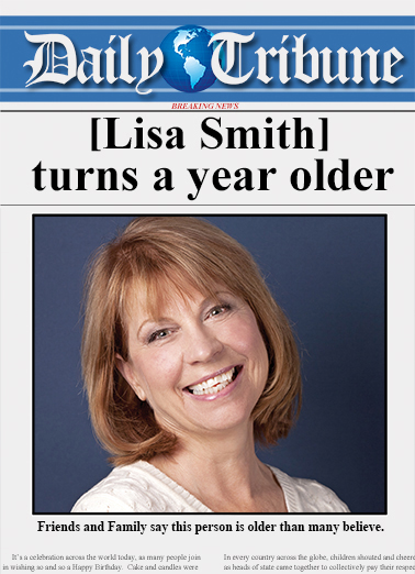 Daily Tribune - Funny Add Your Photo Card to personalize and send.