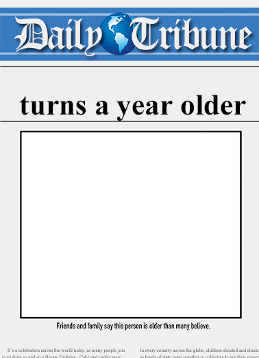 Daily Tribune Aging Card Cover