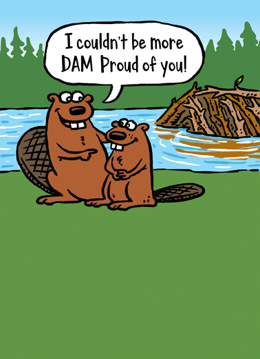 Dam Proud Dad  Card Cover