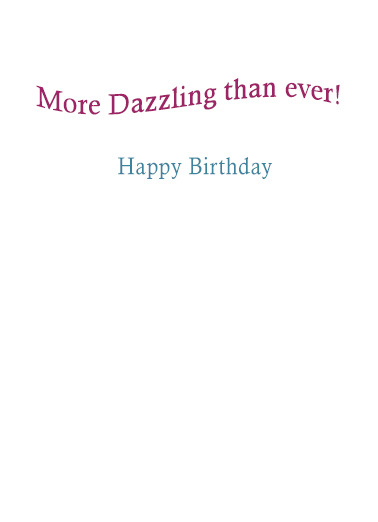 Dazzling Mermaid Birthday Ecard Inside