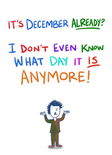 December Already  Ecard Cover