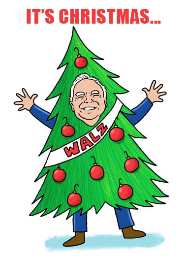 Deck The Walz Christmas Ecard Cover