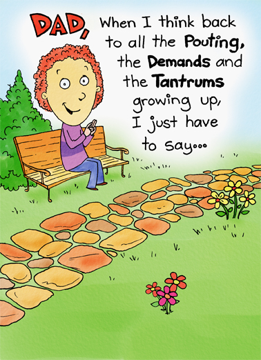 Demands and Tantrums From Son Ecard Cover