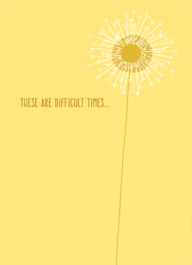 Difficult Times Sweet Card Cover