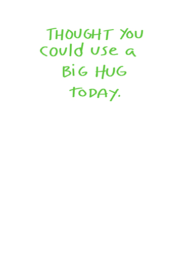 Dinos Hugging Hug Card Inside