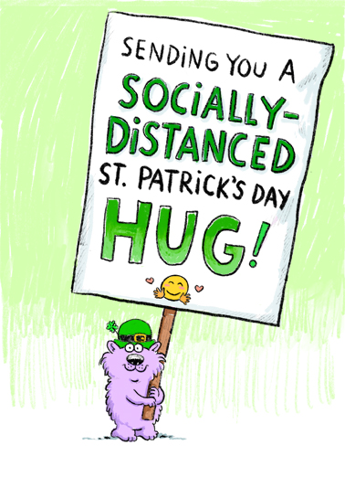 Distanced Hug PAT Cartoons Ecard Cover