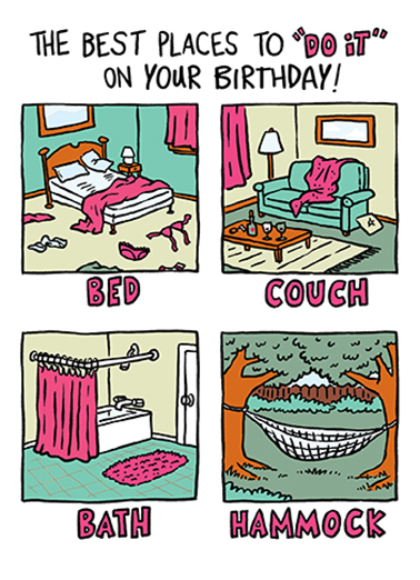 Do It Birthday Dirty Sexy Naughty Ecard Cover