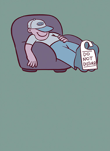 Do Not Disturb Dad From Daughter Card Cover