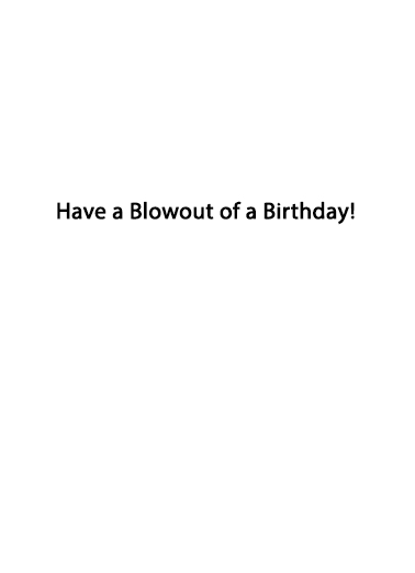 Dog Blow Out Birthday Ecard Inside
