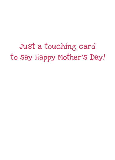 Dog Cone Mom Mother's Day Ecard Inside